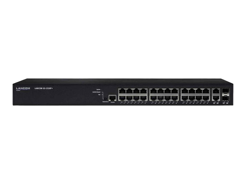 Lancom 26-Port Gigabit Switch – Für moderne Netzwerke, PoE+ Unterstützung