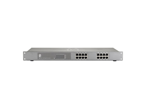 LEVELONE Netzwerk-Switch – 16 Ports, PoE für einfache Stromversorgung