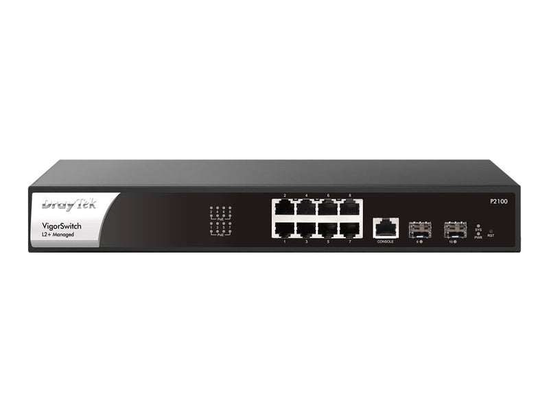 Draytek VigorSwitch – 10-Port Gigabit-Switch mit PoE