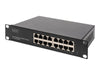 Digitus 16-Port Ethernet Switch – Gigabit-Netzwerk, einfache Installation