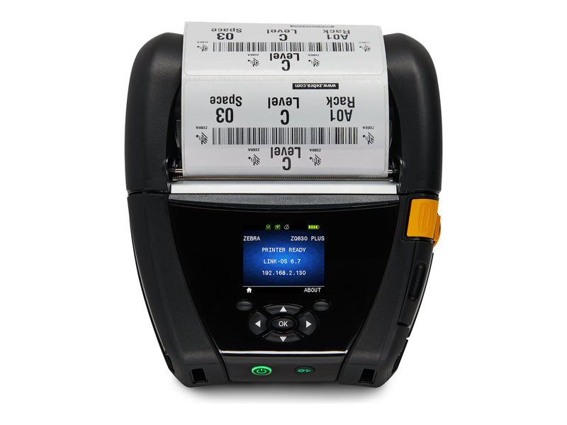 Zebra ZQ630 Plus Etikettendrucker – Tragbar, kabellos