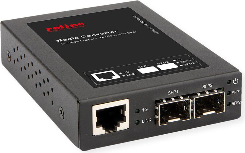 ROLINE Netzwerk-Konverter – RJ45 zu miniGBIC, 1 Gbps