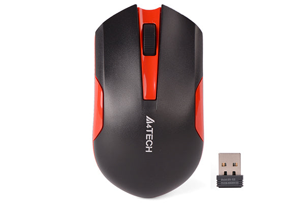 A4TECH Optische Maus – Kabellos, 1000 DPI, für Rechts- und Linkshänder