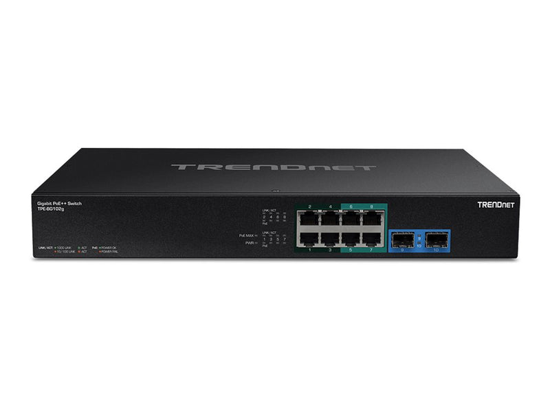 Trendnet 10-Port Gigabit Switch – PoE++ für einfache Netzwerke
