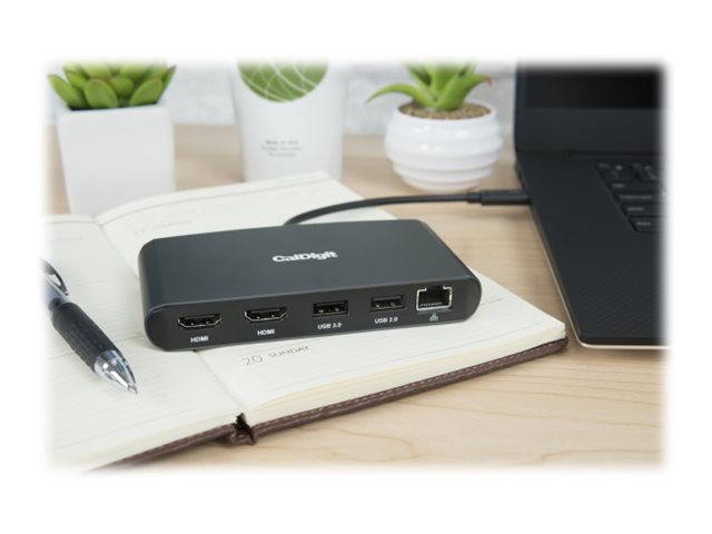 CalDigit Thunderbolt 3 Mini Dock – HDMI, Gigabit Ethernet