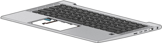 HP Notebook-Ersatztastatur – Beleuchtet, mit Zeigestock und ClickPad