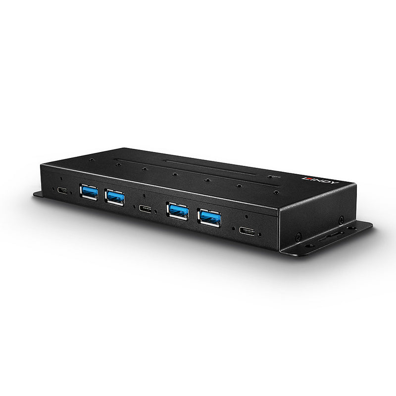 Lindy USB-Hub – 7 Anschlüsse, Schnellladefunktion