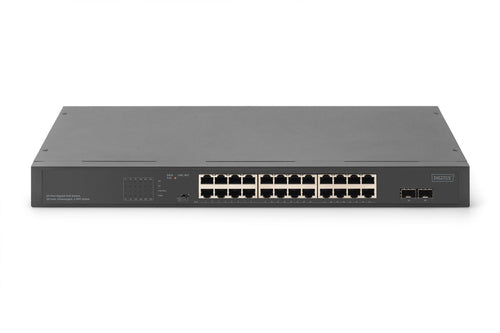 Digitus 24-Port Gigabit Switch – PoE+ für IP-Kameras und WLAN
