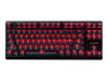 MODECOM Mechanische Tastatur – Hintergrundbeleuchtung, 87 Tasten