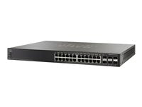 Cisco 24-Port Netzwerk-Switch – Gigabit, stapelbar