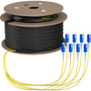 EFB Elektronik Glasfaserkabel – 170m, 8x SC-Stecker