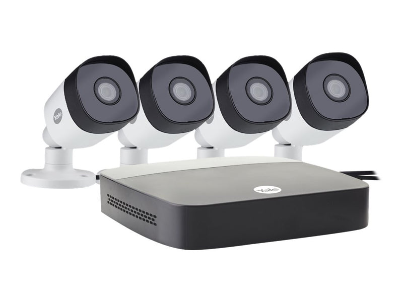 YALE Smart Home CCTV Kit – 4 FullHD Kameras, 1 TB Speicher