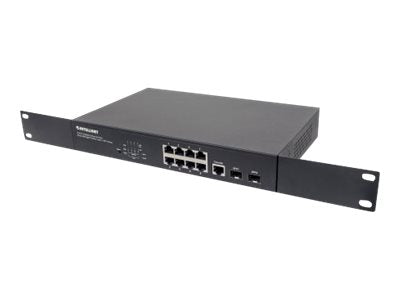 INTELLINET 8-Port Switch – Gigabit Ethernet, PoE+ Unterstützung