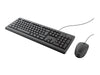 Trust Primo Tastatur- und Maus-Set – Spritzwasserschutz, USB-Anschluss