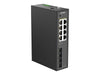 D-Link Industrie-Switch – 8 PoE+ Ports, 4 SFP für robuste Netzwerke