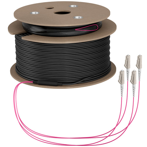 EFB Elektronik Glasfaser-Trunkkabel – 100 m, Multi-Modus, halogenfrei
