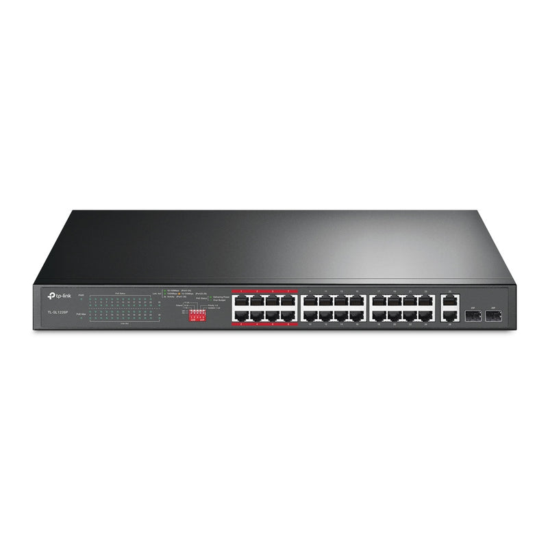 TP-Link 24-Port Netzwerk-Switch – PoE+ für einfache Stromversorgung