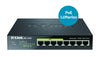 D-Link 8-Port Switch – 4 PoE-Anschlüsse, Gigabit-Geschwindigkeit