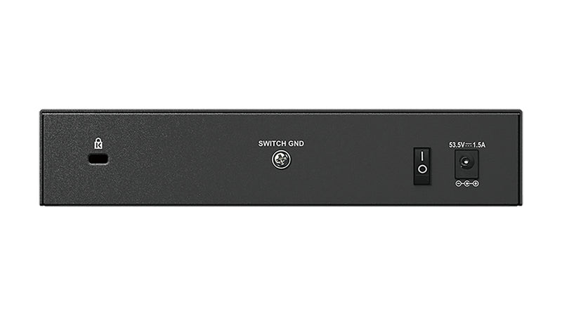D-Link 8-Port Switch – 4 PoE-Anschlüsse, Gigabit-Geschwindigkeit
