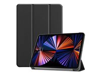EET iPad Pro 12.9" Hülle – Robuste Flip-Hülle, Schwarz