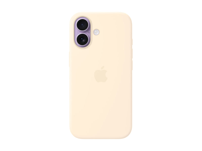 Apple iPhone 17 Silikonhülle – MagSafe-kompatibel, Vanilla-Farbe