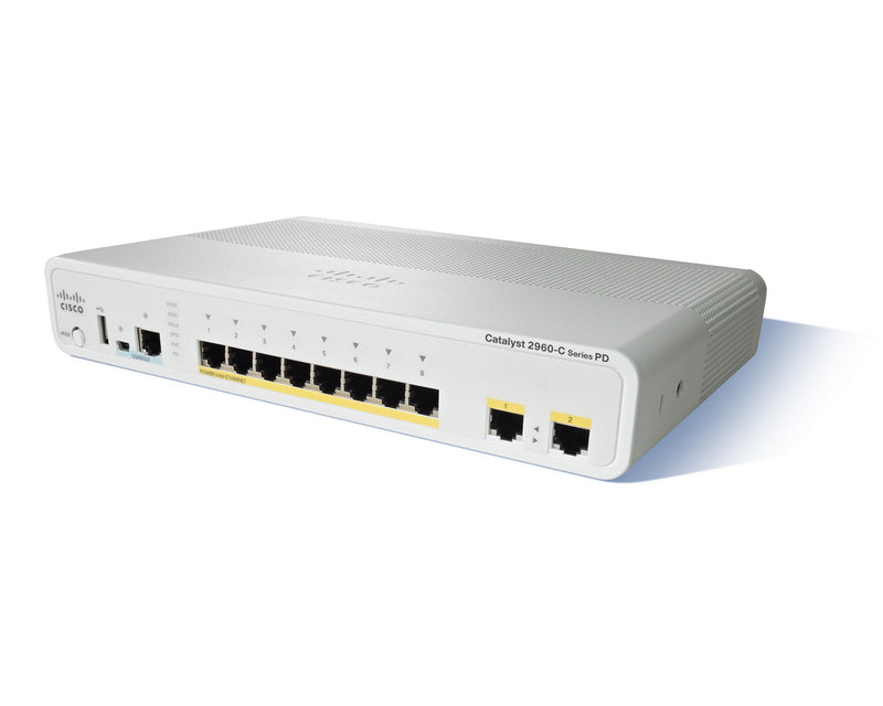 Cisco Catalyst Switch – 8 Anschlüsse, Power over Ethernet