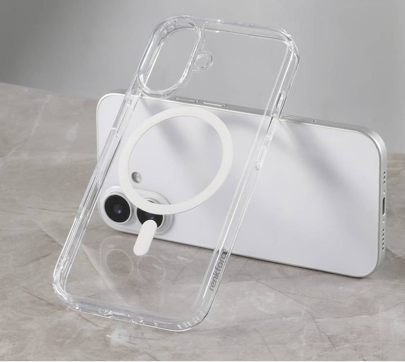 Renkforce iPhone 16 Hülle – Transparent, MagSafe-kompatibel