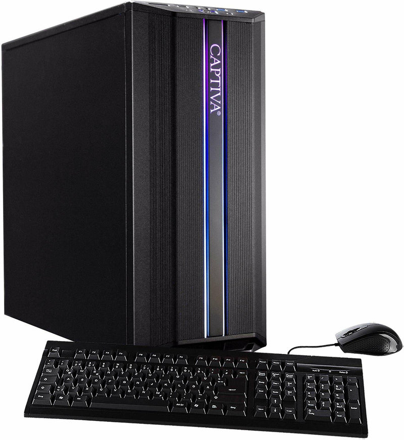 Captiva Desktop-PC – Ryzen 5, 32 GB RAM, 1 TB Speicher