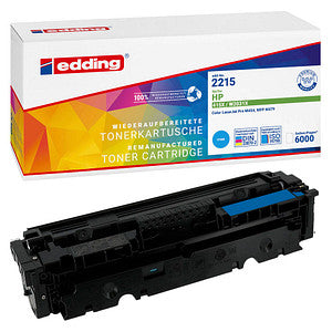 EDDING Cyan Toner – Kompatibel mit HP Druckern, 6000 Seiten