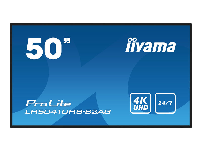 Iiyama 50" Display – 4K UHD für Digital Signage