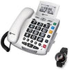 Geemarc Seniorentelefon – Notrufsender, beleuchtetes Display