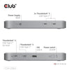 Club3D 5-in-1 Thunderbolt-Hub – 8K-Unterstützung, schnelles Laden