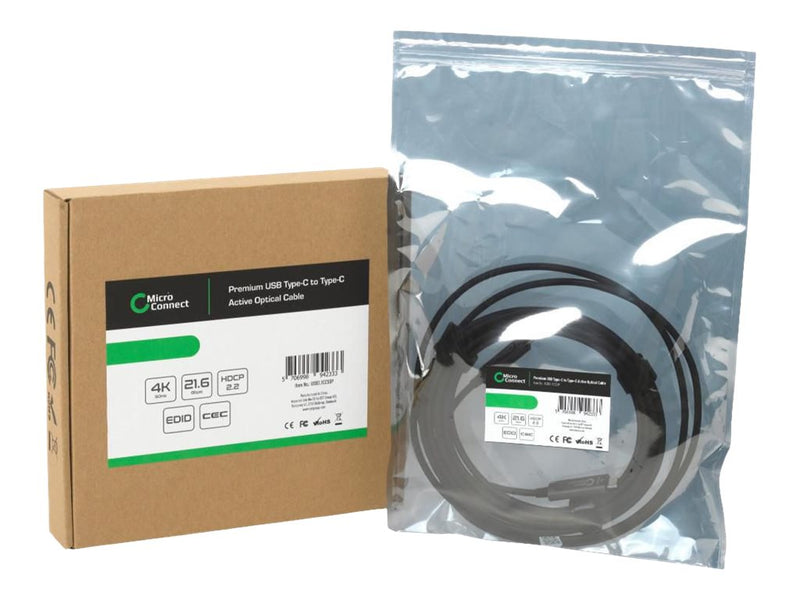 Microconnect USB-C Kabel – 10 m, schnelle Datenübertragung