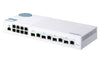 QNAP Netzwerk-Switch – 12 Anschlüsse, 10 Gigabit Ethernet