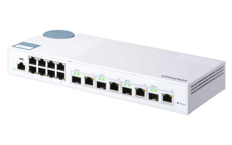 QNAP Netzwerk-Switch – 12 Anschlüsse, 10 Gigabit Ethernet