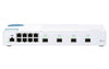 QNAP Netzwerk-Switch – 12 Anschlüsse, leise & effizient