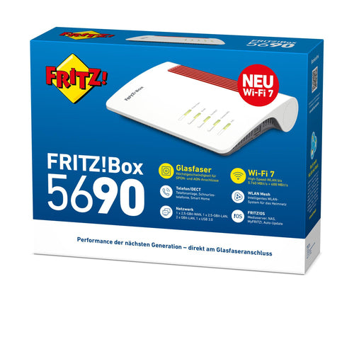 FRITZ!Box 5690 Fiber – Highspeed-Router mit Wi-Fi 7