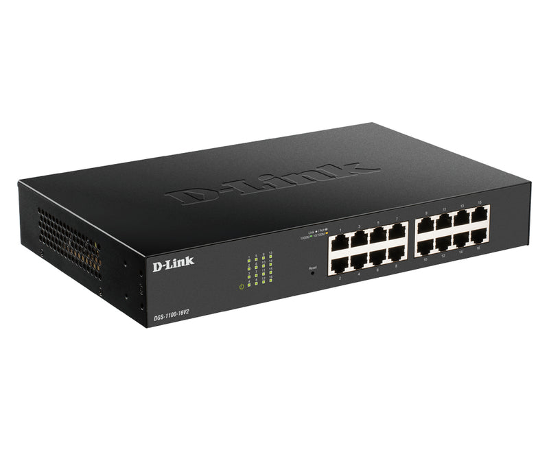 D-Link 24-Port Smart Switch – Einfache Netzwerkverwaltung, PoE-Unterstützung