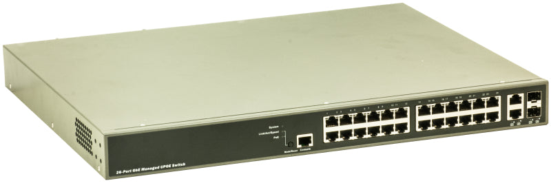 Barox Netzwerk-Switch – 24 Ports, PoE-Unterstützung