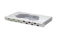 Metz Connect Patchfeld – 6x LC-D APC Anschlüsse für Glasfaser