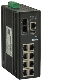 Barox Netzwerk-Switch – 1 GBit/s, einfache Hutschienenmontage