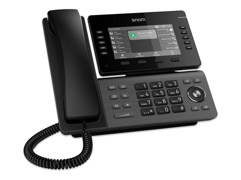 Snom VoIP-Telefon – 5" Farbdisplay, WLAN-fähig