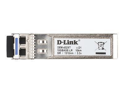 D-Link 10G SFP+ Transceiver – 10 km Reichweite, für Glasfaser-Netzwerke