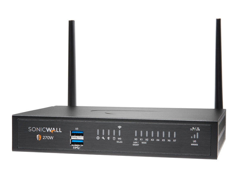 SonicWall TZ270W – Sicherheitsgerät mit WLAN und TotalSecure