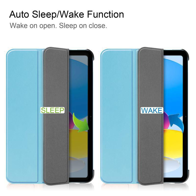 EET iPad-Hülle – Auto-Wake, himmelblau