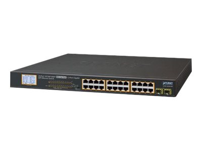 Planet Technology Netzwerk-Switch – 24 Ports, PoE+ Unterstützung