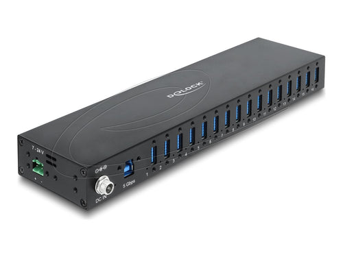 Delock USB-Hub – 16 Anschlüsse, ESD-Schutz
