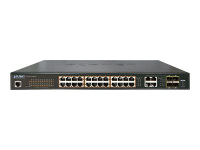 Planet Technology Switch – 24 Ports, PoE+ Unterstützung