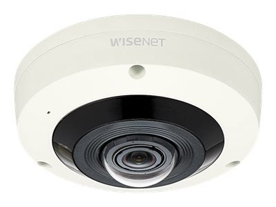 Hanwha Netzwerk-Überwachungskamera – 4 MP Fisheye, Zweiwege-Audio