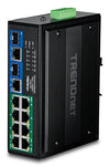 Trendnet 10-Port Gigabit Switch – Industrie-tauglich, 400W PoE++